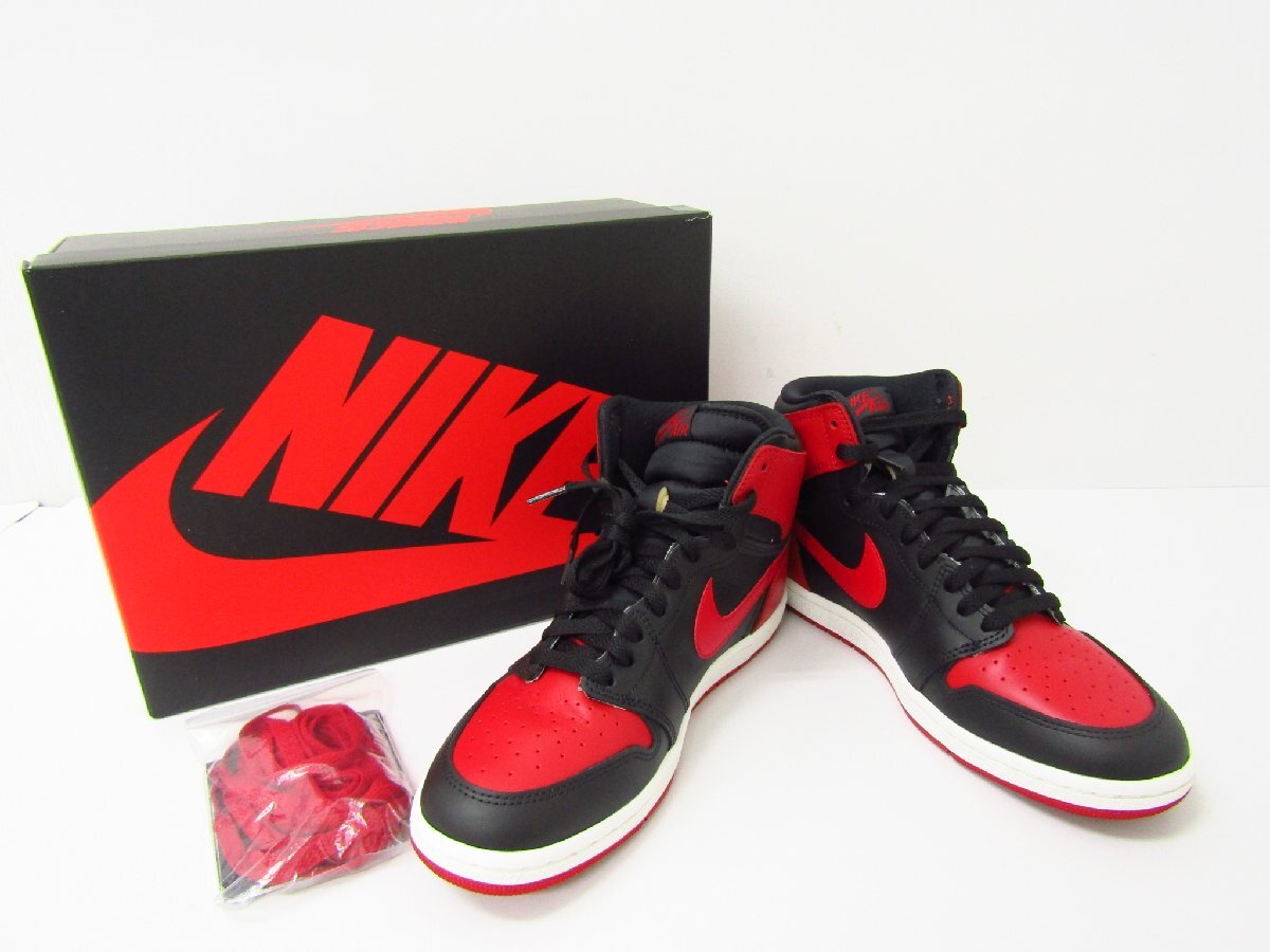 NIKE ナイキ AIR JORDAN1 HIGH 85 Bred HV6674-067 サイズ:27.5cm★SH8279拍卖