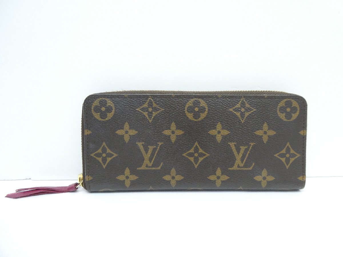 LOUIS VUITTON ルイ・ヴィトン モノグラム ポルトフォイユ クレマンス M60742 長財布 △WP2786拍卖
