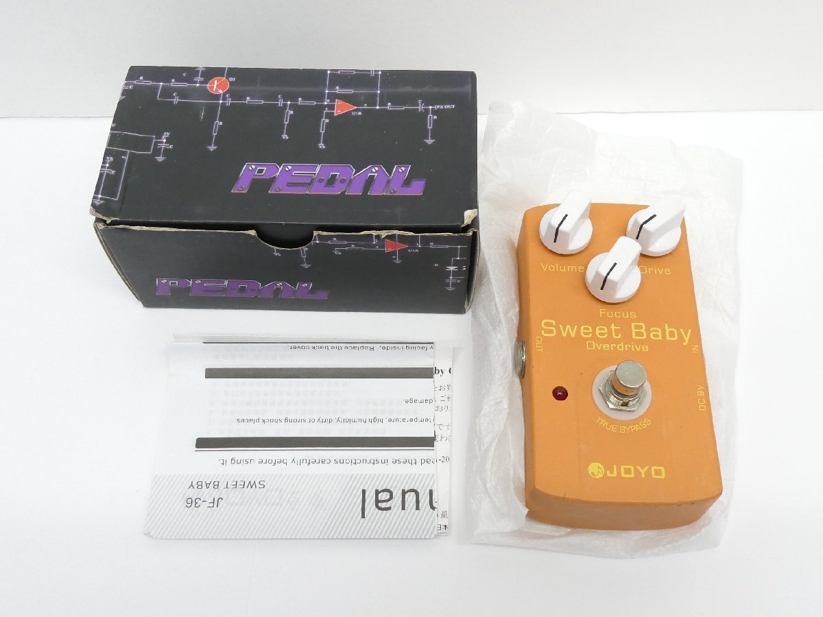 JOYO JF-36 オーバードライブ 箱付 エフェクター △WG5234拍卖