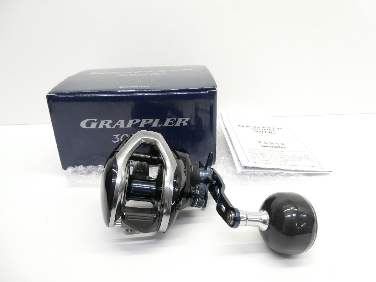 シマノ SHIMANO 17 グラップラー 300HG 船 ジギング 箱付 ベイトリール △WS2353拍卖