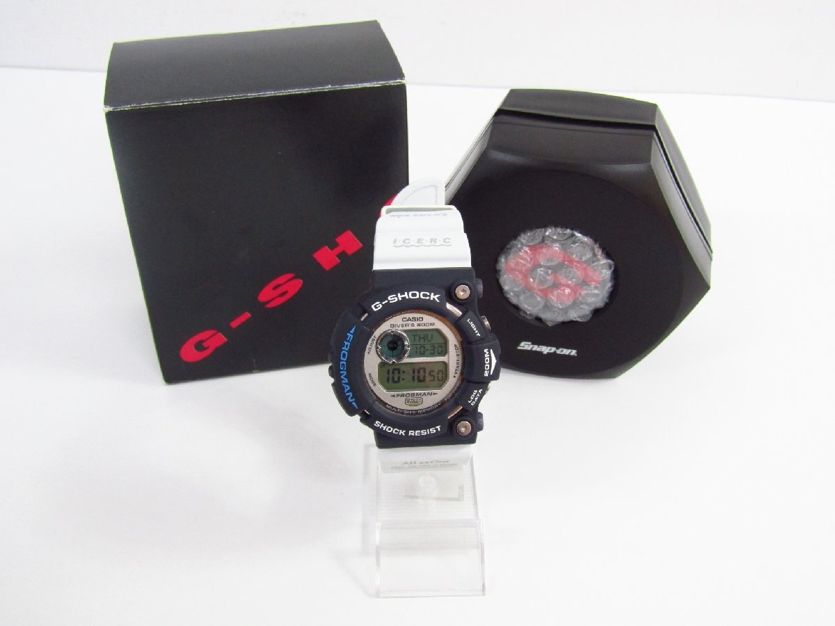 CASIO カシオ G-SHOCK ジーショック GW-201 フロッグマン 箱付き 腕時計 ☆AC26614拍卖