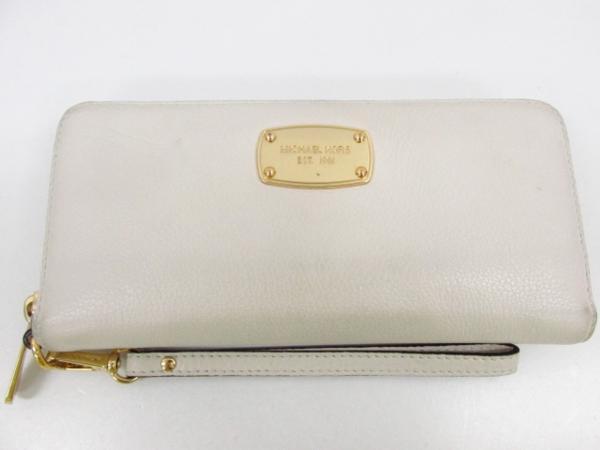 MICHAEL KORS マイケル・コース レザー ラウンドファスナー長財布(小銭入れあり)♪AC7646拍卖