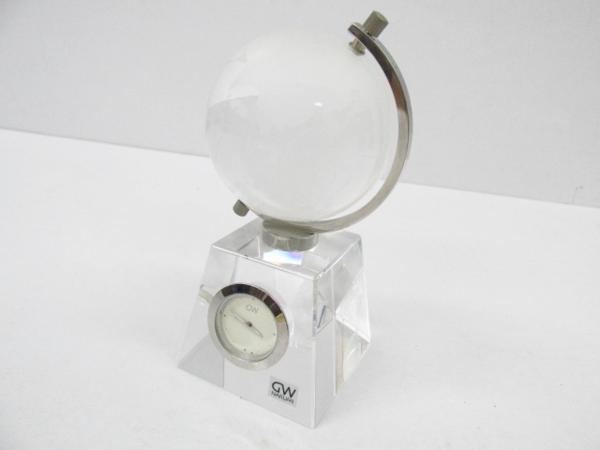 GW NARUMI グラスワークスナルミ グローブクロック 置時計♪AC9302拍卖