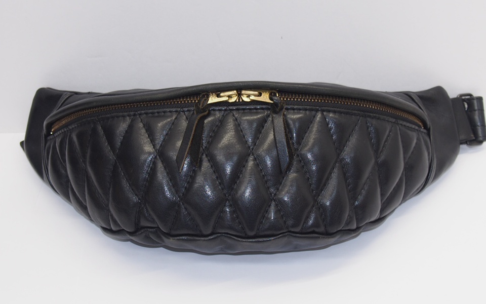 KADOYA HEAD FACTORY レザーウエストポーチ 鞄 ∴WB1083拍卖