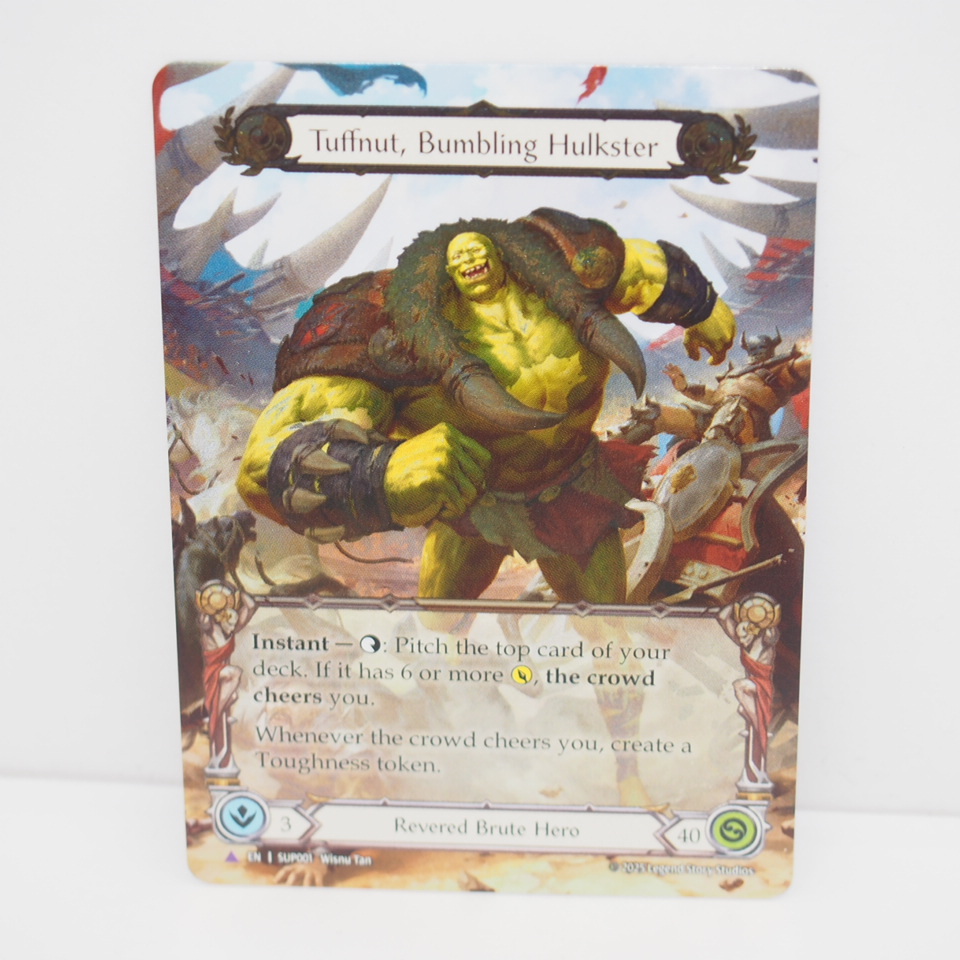 FLESH AND BLOOD Tuffnut, Bumbling Hulkster EN SUP001 Cold Foil MARVEL トレカ ∴WU4136拍卖