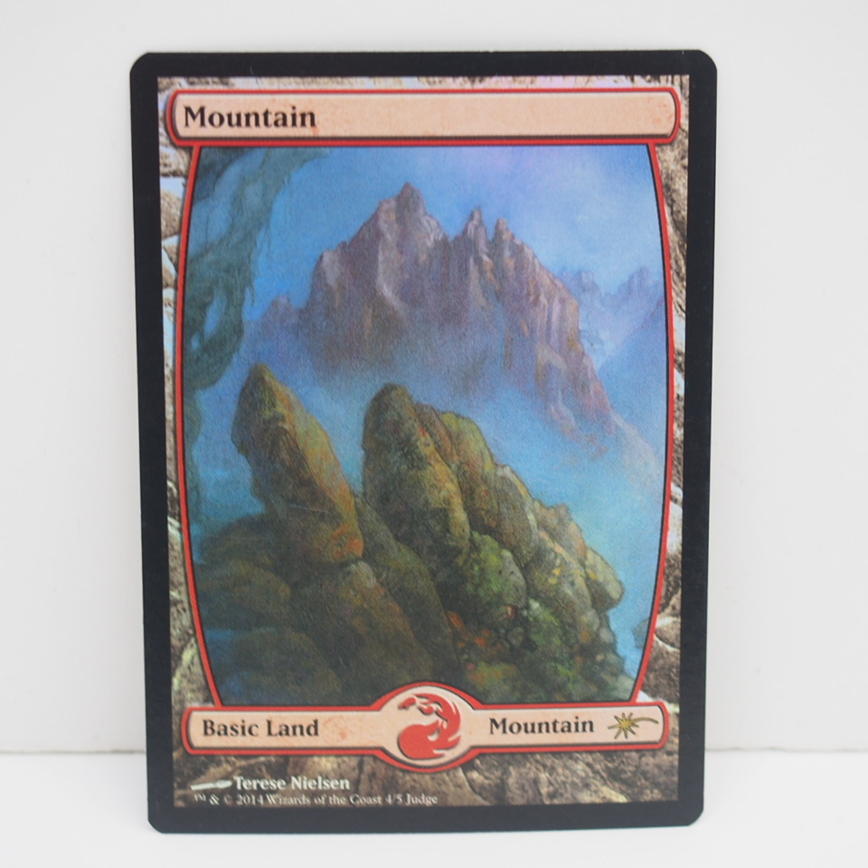MAGIC The Gathering MTG 山/Mountain Foil ジャッジ褒賞 フルアート トレカ ∴WU4173拍卖