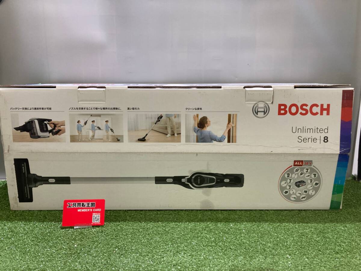 【未使用品】【0930】BOSCH UNLIMITED Serie 8 18V コードレスクリーナー IT8ODE99QZGC拍卖