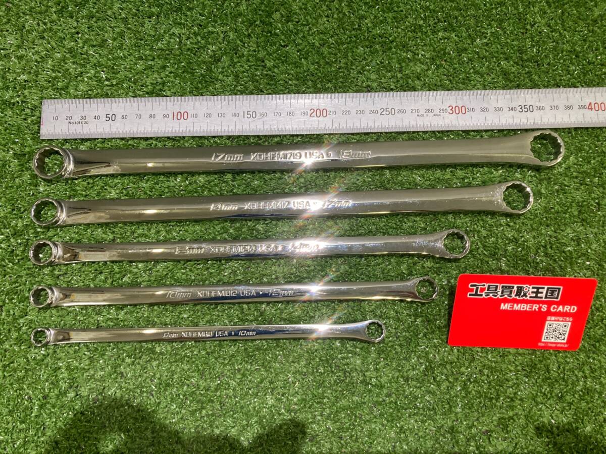 【中古品】【0930】Snap-on(スナップオン) ロングストレートメガネレンチ XDHFMセット IT64O4I8XJ6W拍卖