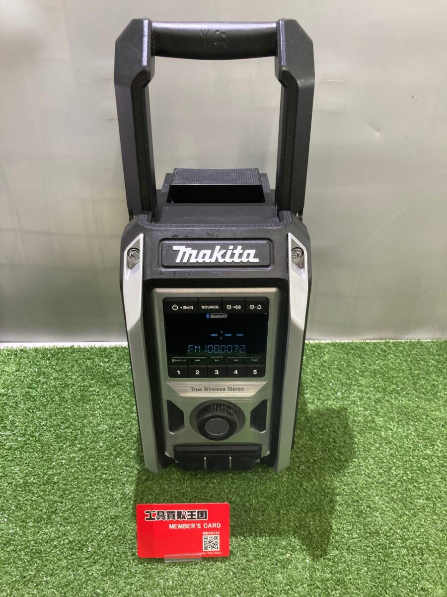 【中古品】【0930】 makita(マキタ) 10.8-18v充電式ラジオ 黒 MR113B ITNS2Y6U9T8P拍卖