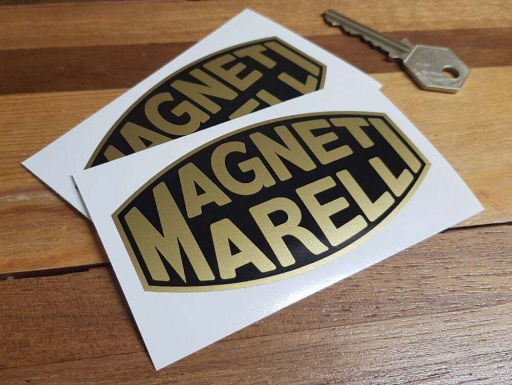MAGNETI MARELLI 100mm × 55mm 車 バイク ステッカー デカール 送料無料拍卖