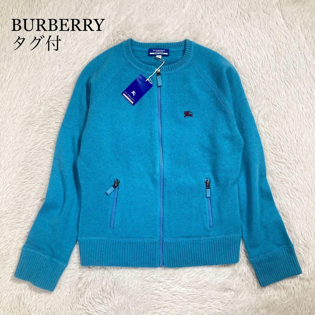 未使用タグ付 BURBERRY バーバリー ニット セーター カシミヤ ウール ホースロゴ拍卖