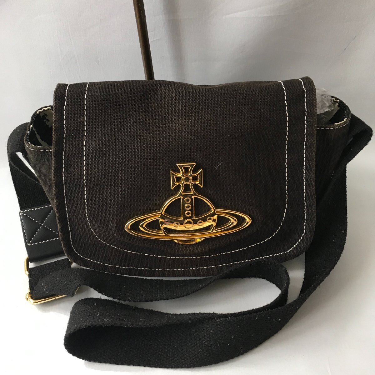 即決 美品 Vivienne Westwoodヴィヴィアンウエストウッド オーブ ショルダー バッグTM拍卖