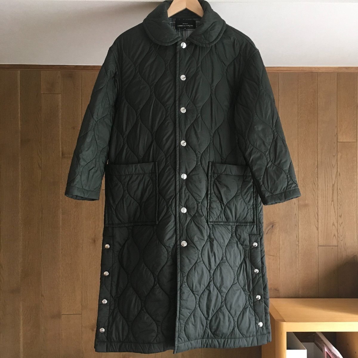 即決 美品 AD2021 tricot COMME des GARCONSトリココムデギャルソン キルティング コートS TH-C010 TM拍卖