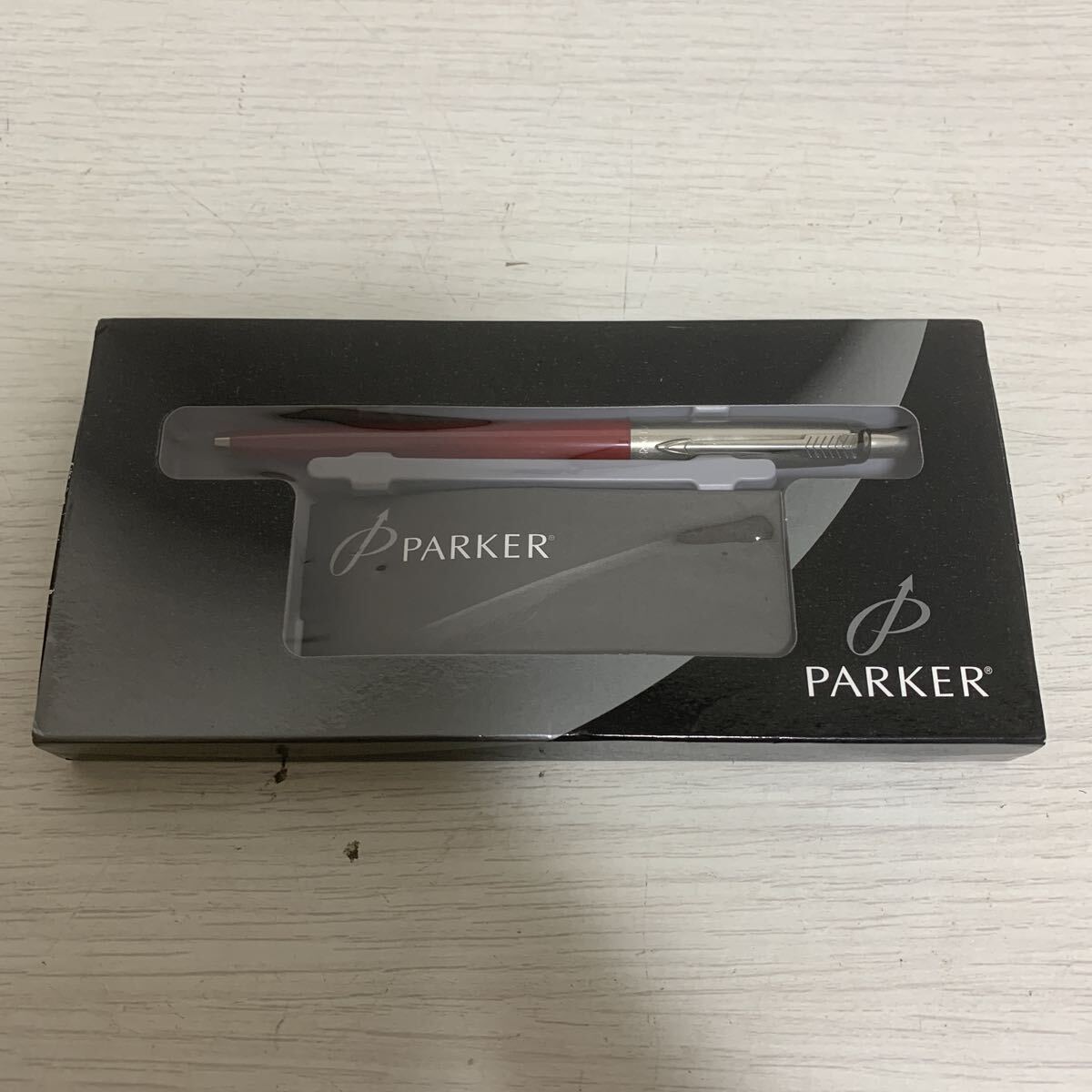 PARKER パーカー ジョッターBP ボールペン レッド 箱あり 筆記用具 文房具拍卖