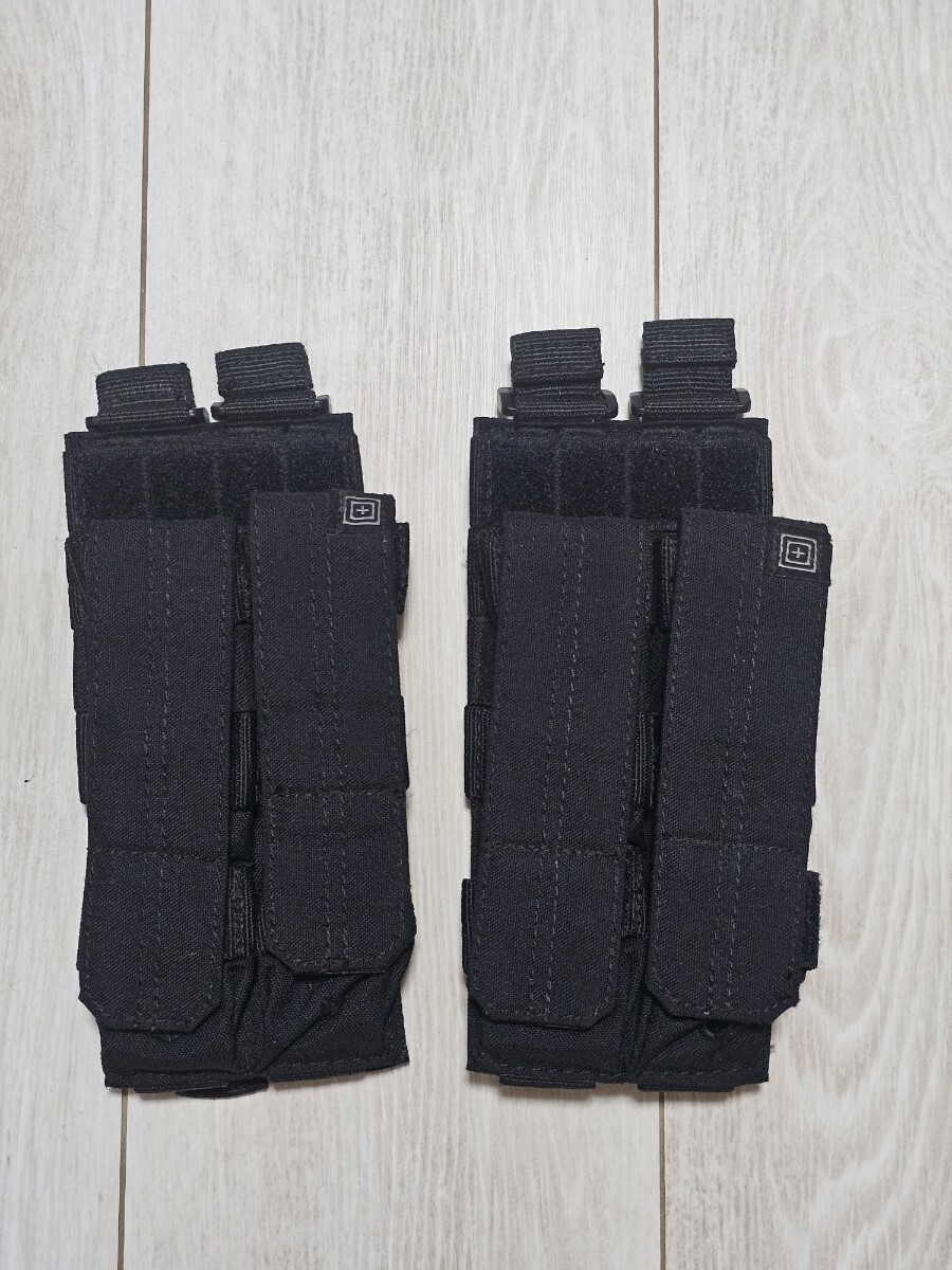 5.11 tactical サブマシンガン用 MP5ダブルマガジンポーチ2個拍卖