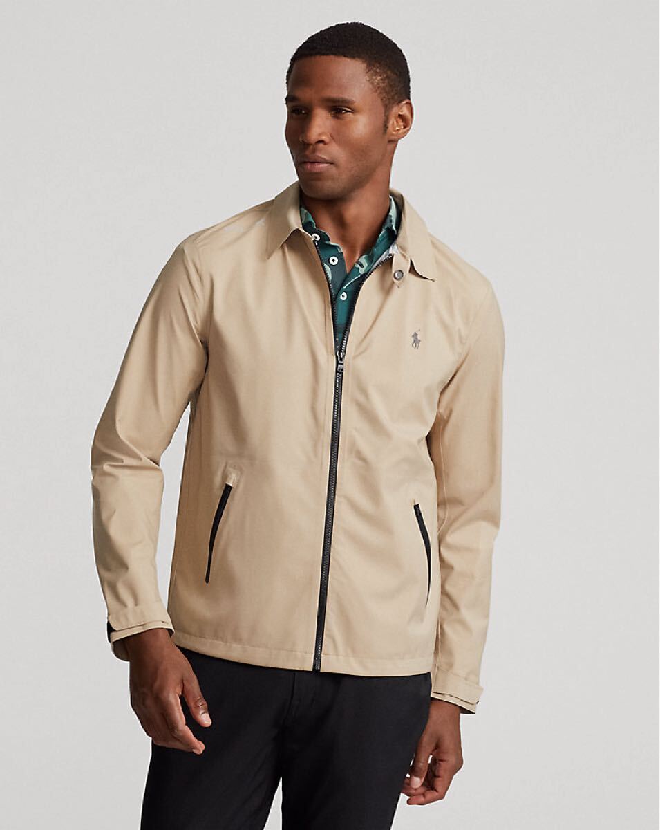 RLX ゴルフ ウォーターリペラント ツイル ジャケット L ラルフローレン 長袖 GOLF Water-Repellent Twill Jacket ベージュ Lauren Ralph拍卖