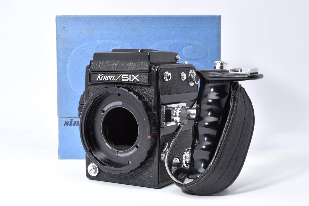 ★極上品★ Kowa SIX BLACK Body コーワ6 ブラック ボディ 中判 フィルムカメラ 66 元箱付き 興和 カメラ #1973拍卖
