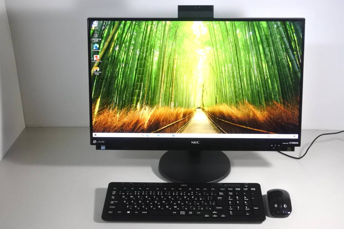★☆NEC 一体型PC PC-DA770HAB☆第7世代 インテル Core i7-7500U 2コア/4スレッド☆HDD 3TB☆23.8型ワイド☆初期化済☆★拍卖