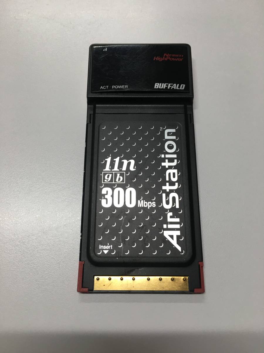 A19400)BUFFALO WLI-CB-G300HP 無線LANカード 中古動作品拍卖