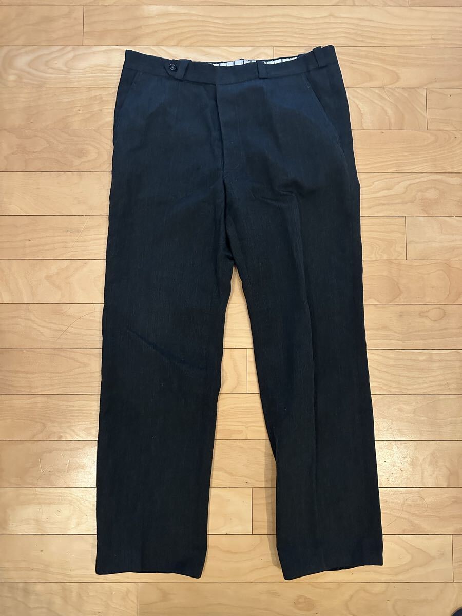 40'sビンテージスラックス古着クラシックスタイル50'sロカビリーパンツアメカジボタンフライ ブラック拍卖