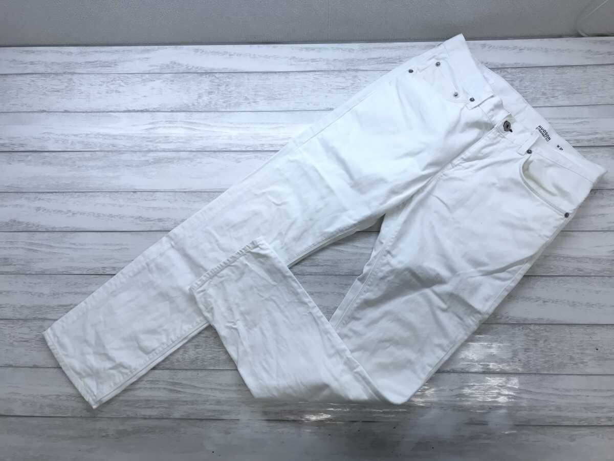トミーヒルフィガー TOMMY HILFIGER HUDSON アメカジ ストレート ホワイトデニム パンツ ボトムス メンズ コットン100% W32L30 白拍卖