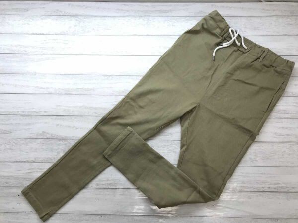 CavariA キャバリア ネオお兄系 ビター系 古着 イージー サルエル テーパード パンツ ボトムス メンズ M ベージュ拍卖