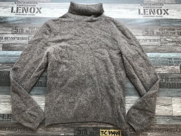 UNITED COLORS OF BENETTON ベネトン レディース タートルネック ウールニットセーター S グレー拍卖