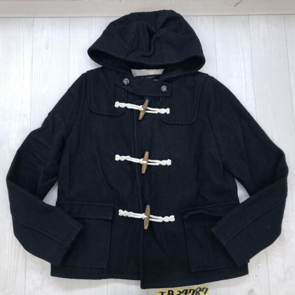 MARINE&WORK メンズ フード ウールナイロン フード付き ダッフルコート F 紺拍卖