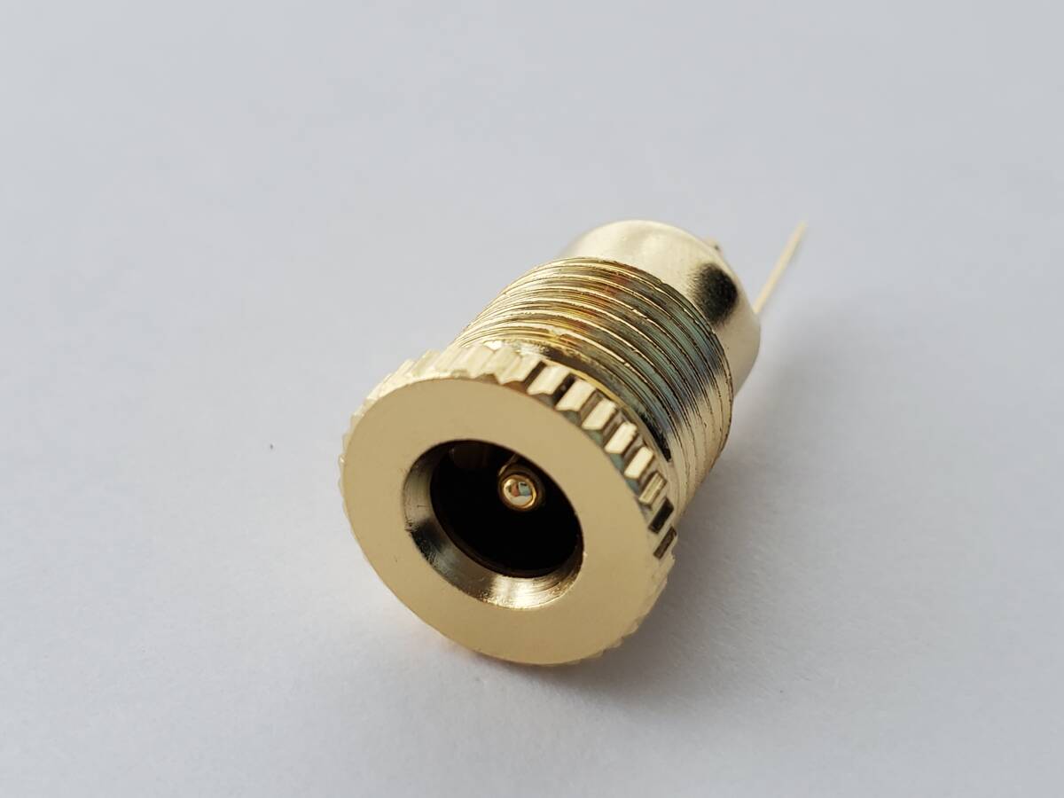 銅製金メッキ DCコネクター D9921 D9925 5.5/2.5mm/2.1mm DCプラグ DCジャック アナログ電源グレードアップ用 送料180円拍卖