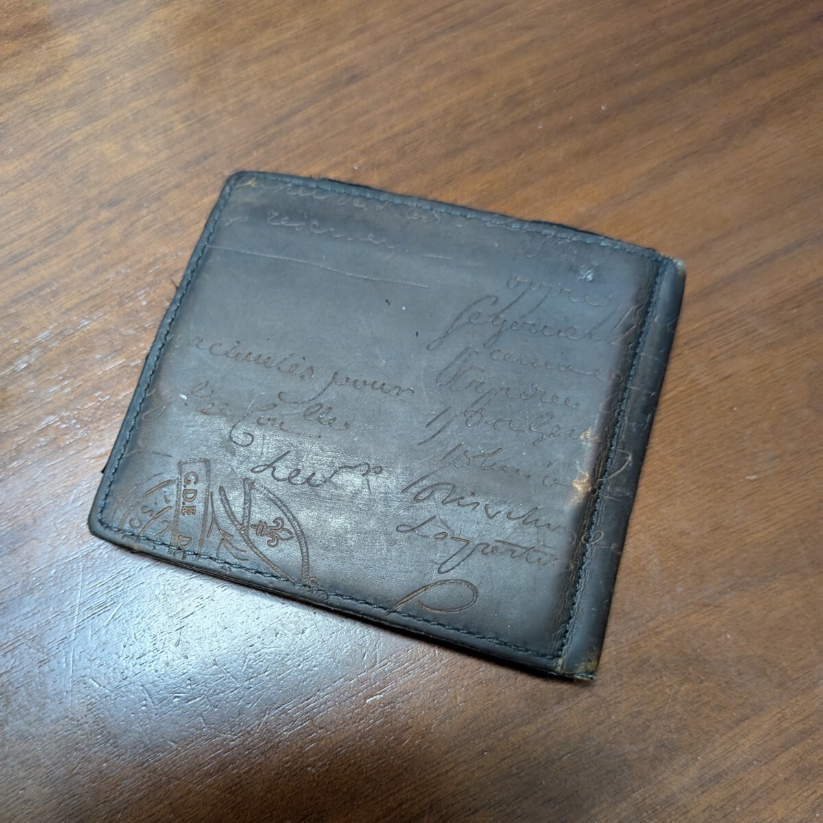 【1円スタート】BERLUTI ベルルッティ マネークリップ 折り財布 ブラウン拍卖