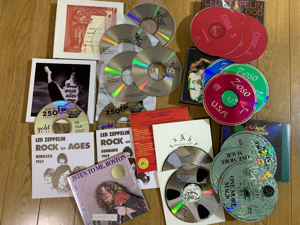 超希少 美品 まとめ17枚 Led Zeppelin ★Live in Japan 1996 4CD EMPRESS VALLEY タランチュラレーベルlisten To Me,Boston250限定他拍卖