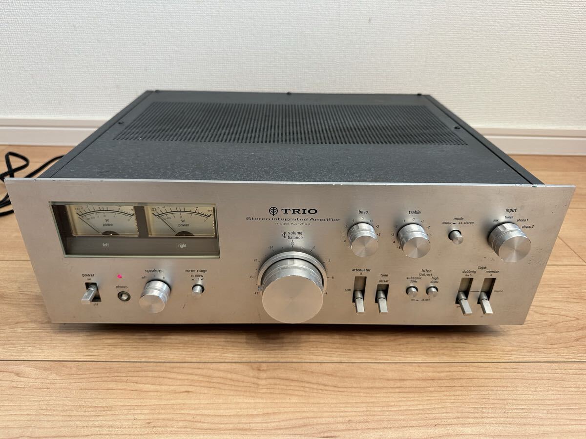 TRIO トリオ KA-7500 プリメインアンプ 通電確認済み拍卖