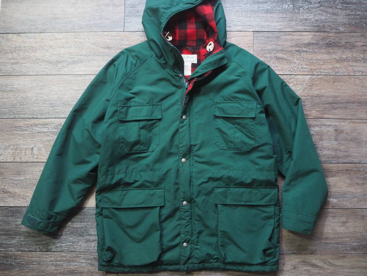 80s L.L.BEAN エルエルビーン BAXTER STATE PARKA USAオリジナル L フォレストグリーン ビンテージ マウンテンパーカ拍卖