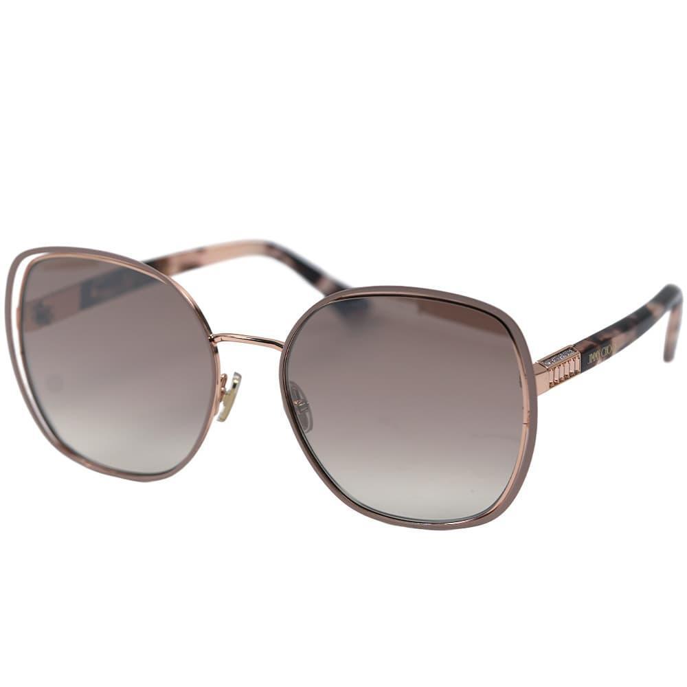 美品 ジミーチュウ サングラス レディース ブラウン系 JIMMY CHOO DODIE/S FWM NQ IT DODIE-S-FWM-NQ 長期保管品拍卖