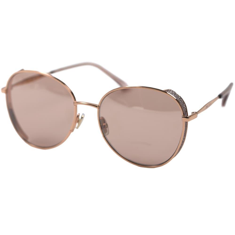 美品 ジミーチュウ サングラス レディース ゴールドカッパー JIMMY CHOO FELINE/S DDB 2S IT FELINE-S-DDB-2S 長期保管品拍卖