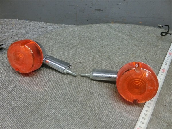 ハーレーダビッドソン ソフテイル ダイナ 純正 リア ウインカー ブラケット ステー 左右 みかん拍卖