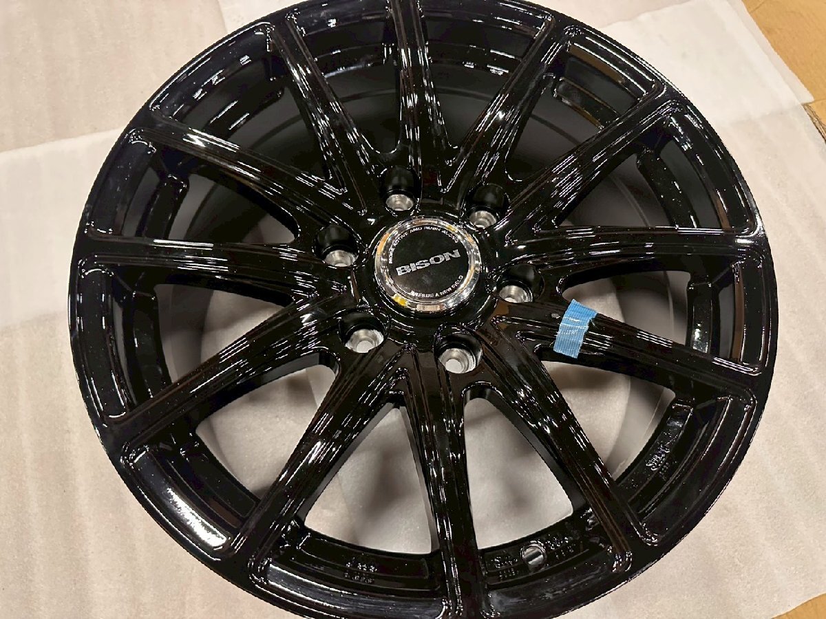 17インチ ホットスタッフ バイソン BN-01 1本のみ補修用等 7.5J+28 6穴PCD139 超特価品 【補修用等に】拍卖