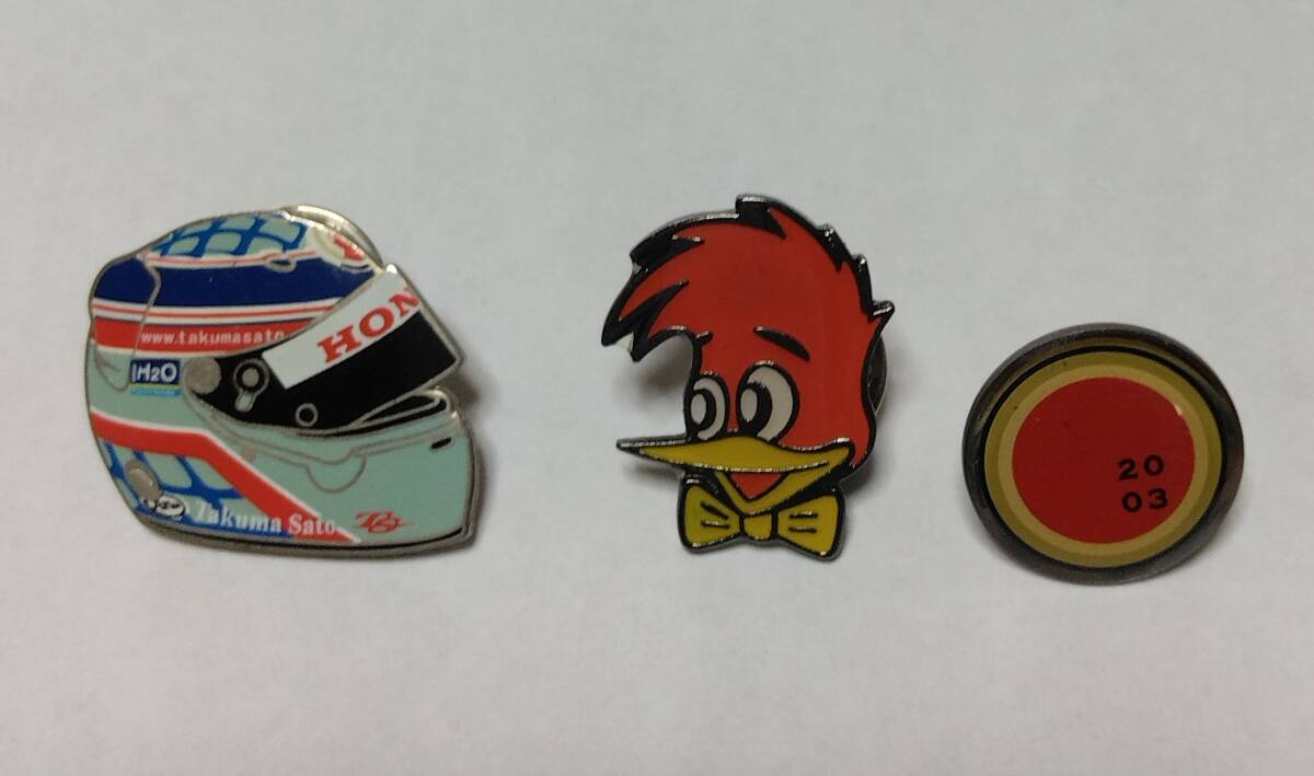 ピンバッジ 3点(画像で確認して下さい) 送料無料拍卖
