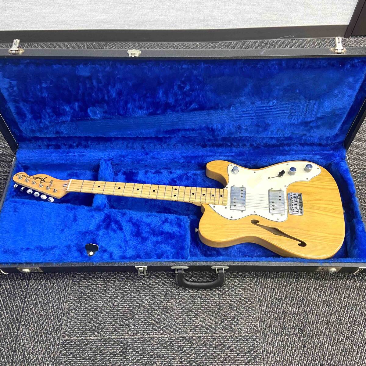 1円~ Fender USA TLECASTER THINLINE 715029 エレキギター テレキャスターシンライン フェンダー ハードケース付き Y890拍卖