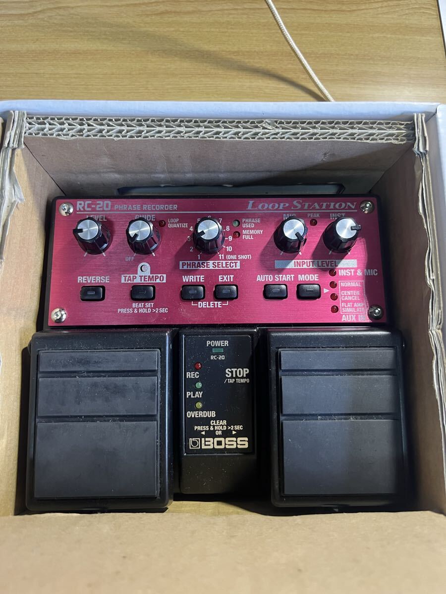 再1 BOSS RC-20 LOOP STATION エフェクター拍卖