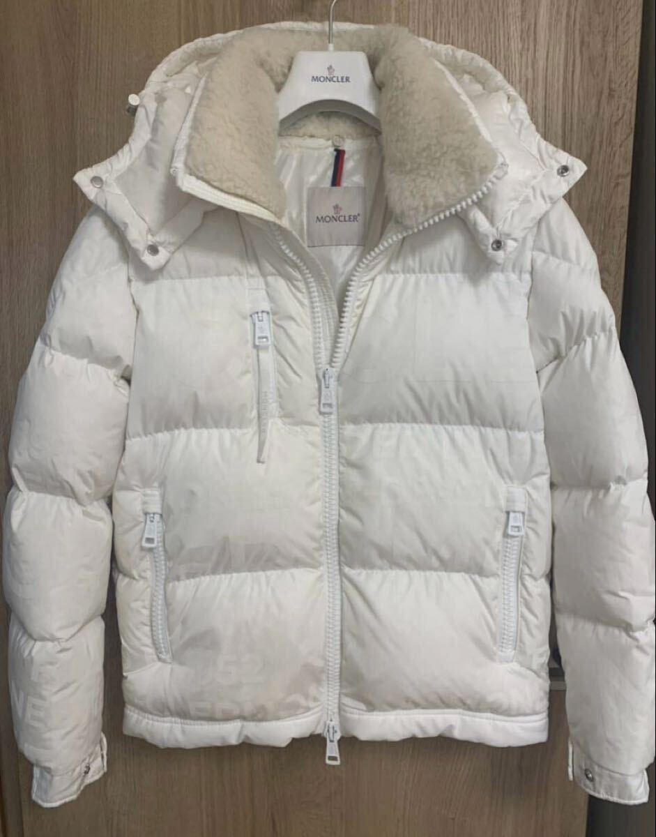 定価35万円 美品 MONCLER モンクレール TARENTAISE ダウンジャケット ホワイト 1 S M 国内正規品拍卖