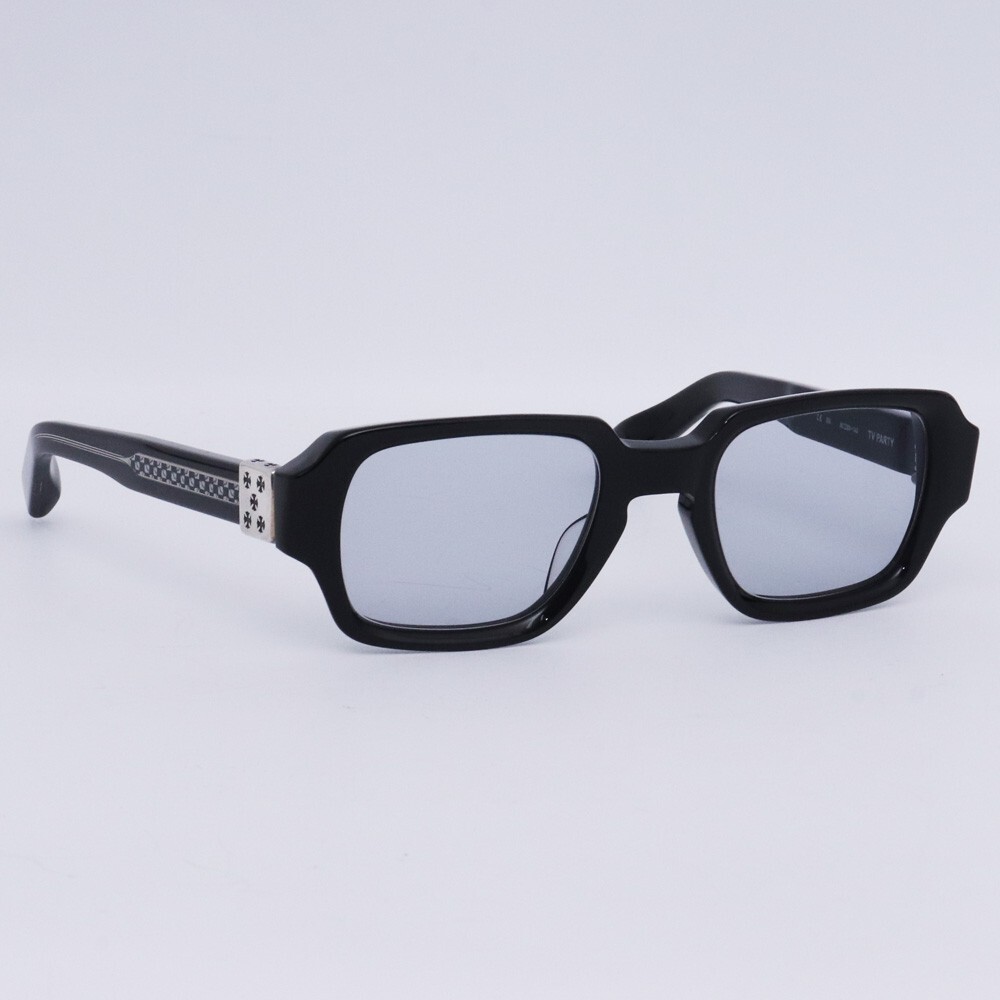 CHROME HEARTS × MATTY BOY サングラス 50□23-148 ブラック クロムハーツ マッティボーイ 99 EYES TV PARTY SUNGLASSES 眼鏡 伊達メガネ拍卖