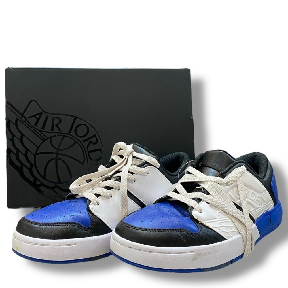 25cm NIKE JORDAN NU RETRO 1 LOW Sport Royal スニーカー DV5141-401 ナイキ ジョーダン ニューレトロ1 ロー スポーツロイヤル拍卖