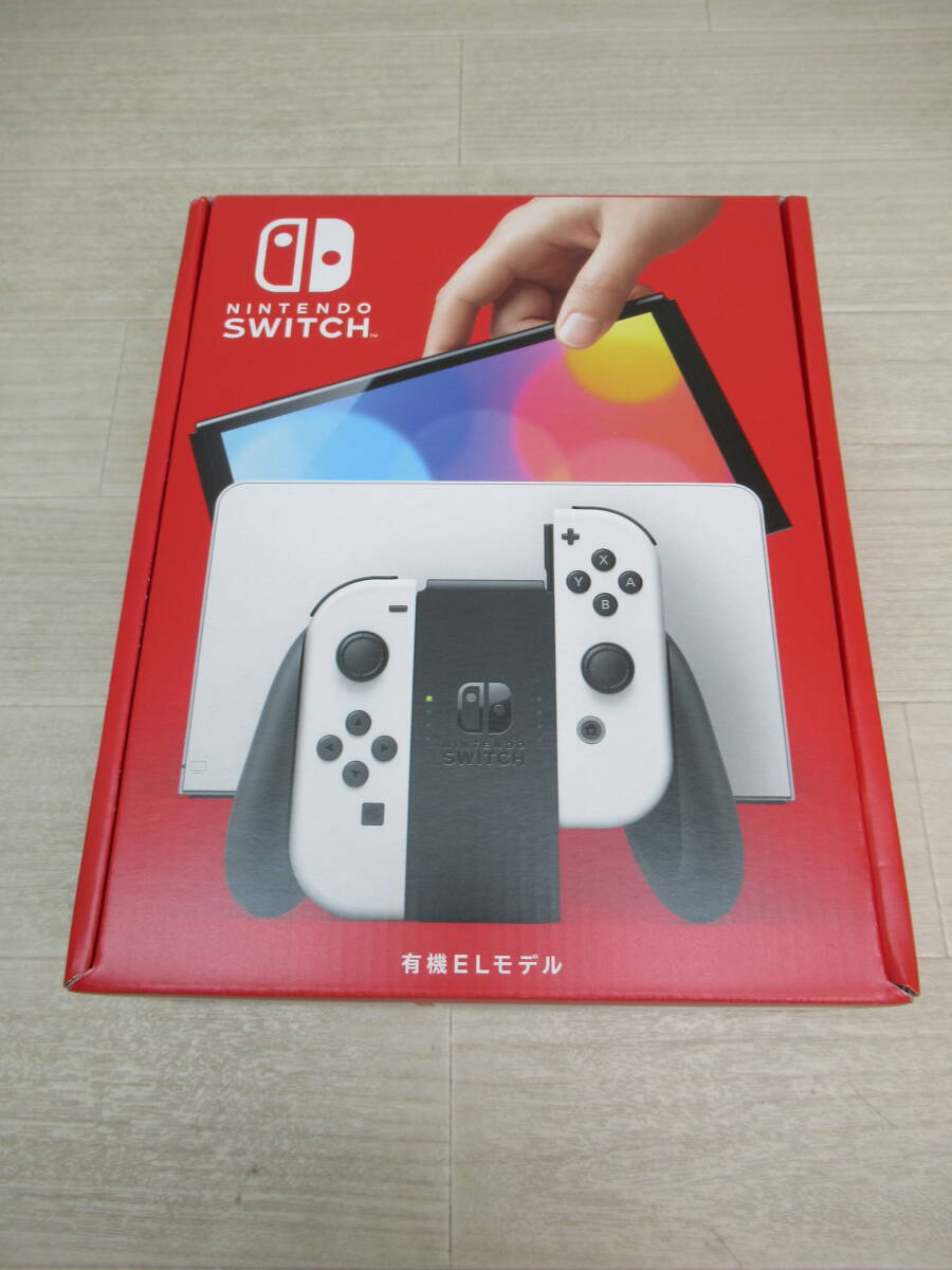 60/Q961★ニンテンドースイッチ 本体★Nintendo Switch 本体 有機ELモデル White ホワイト★HEG-S-KAAAA★外箱ダメージあり★未使用品拍卖