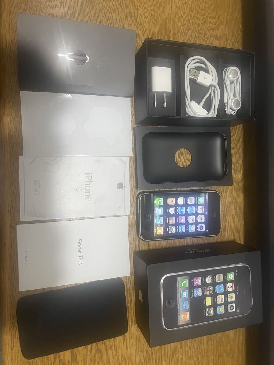 iPhone 3G 日本初代 フルセット 完動美品 8GB レア 送料無料拍卖