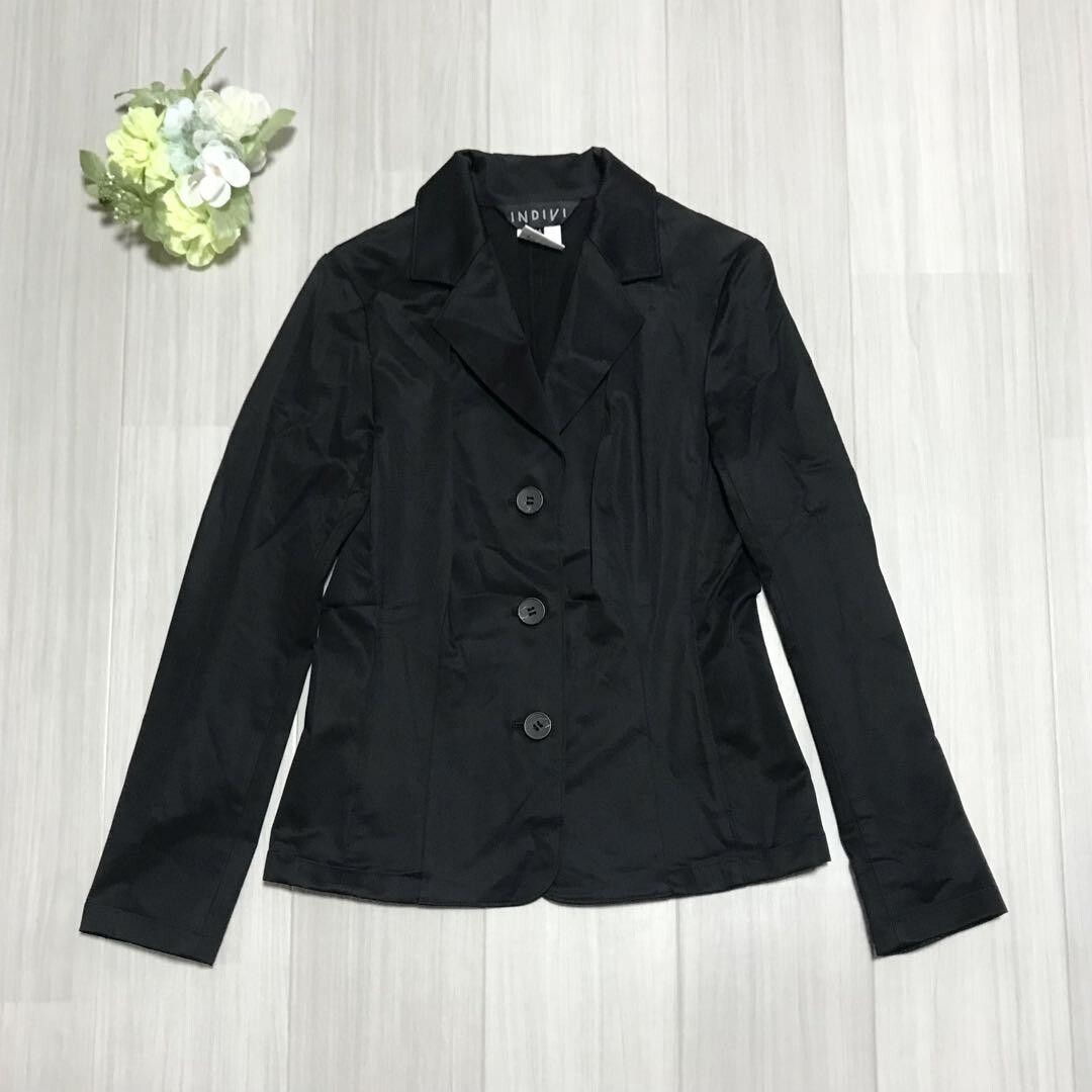 INDIVI レディース 薄手テーラードジャケット サイズ36(S相当) b0567拍卖