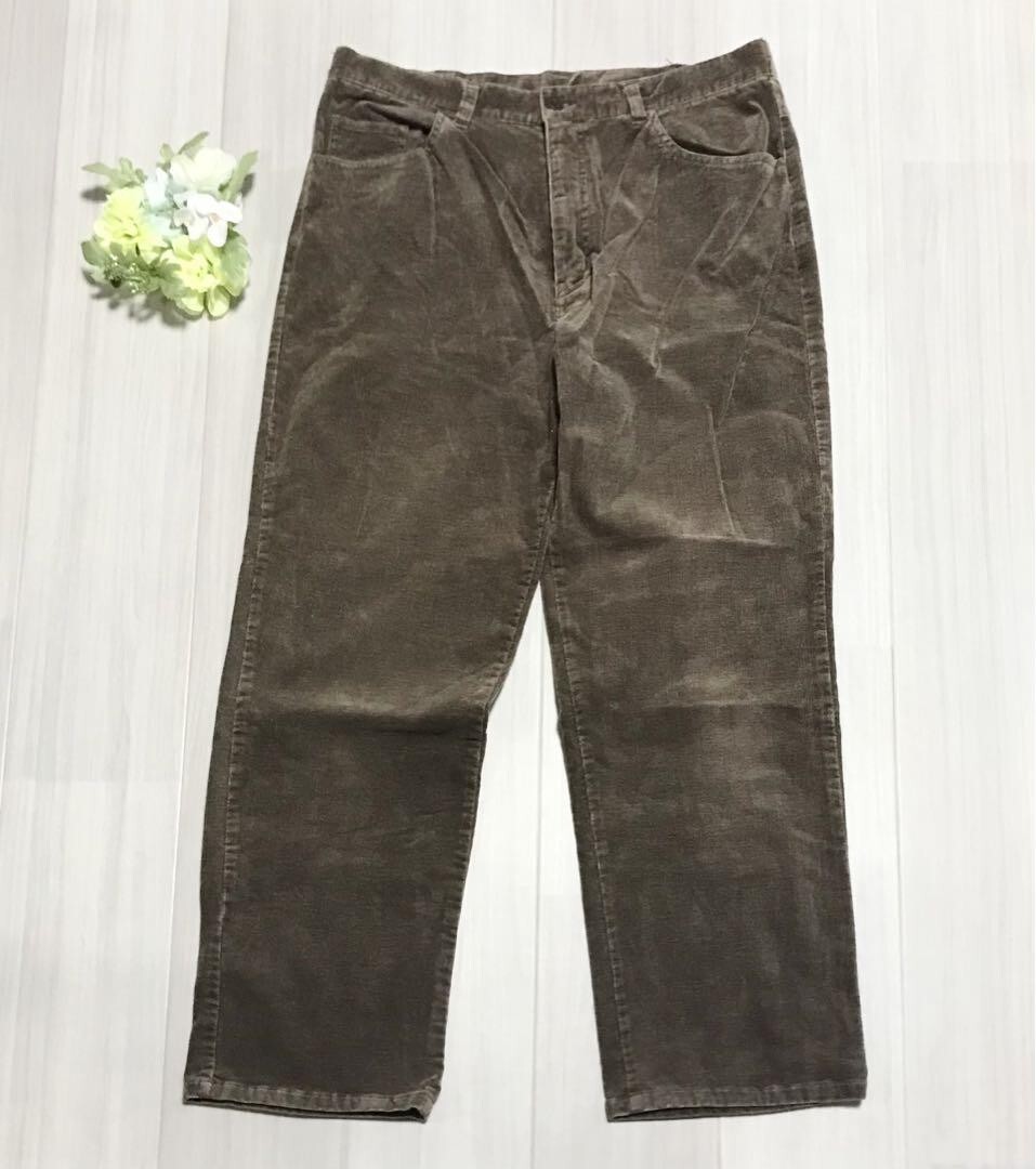 レディース コーデュロイパンツ ウエスト78〜82(大きめ 3L相当) b0540拍卖