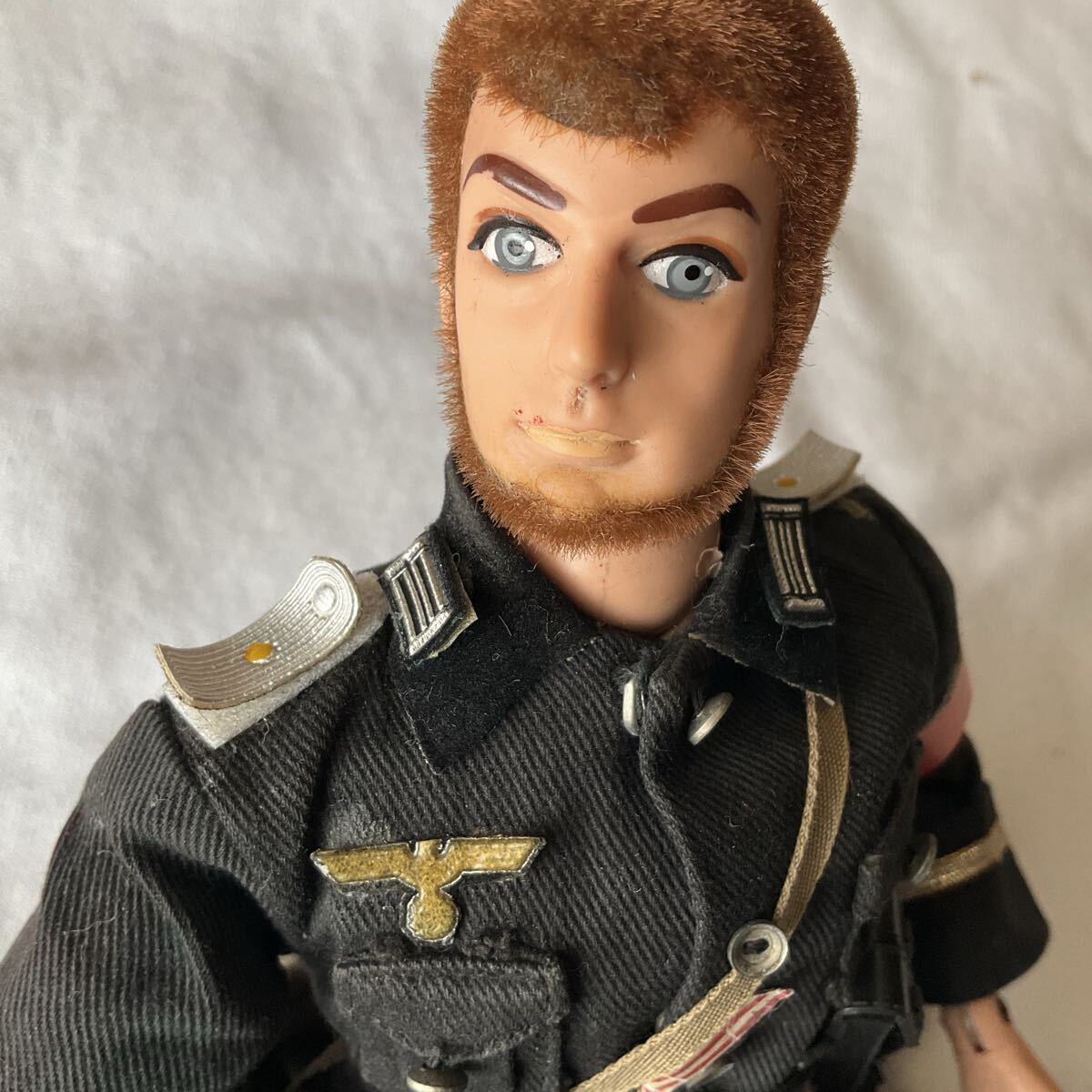 GIジョー髭 フィギュア タカラ製 ドイツ兵 軍服、アンティーク品50年前の品拍卖