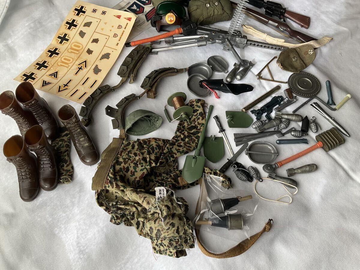 GIジョー タカラ フィギュア 武器 小物 当時物 ジャンク品、50年前の品アンティーク拍卖