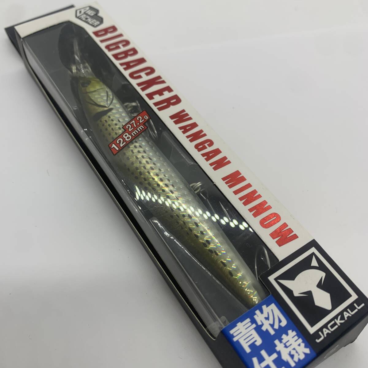 I-103123 ジャッカル JACKALL ビッグバッカー 湾岸ミノー 128S LB コノシロ/レンズホロ パッケージ破れあり拍卖